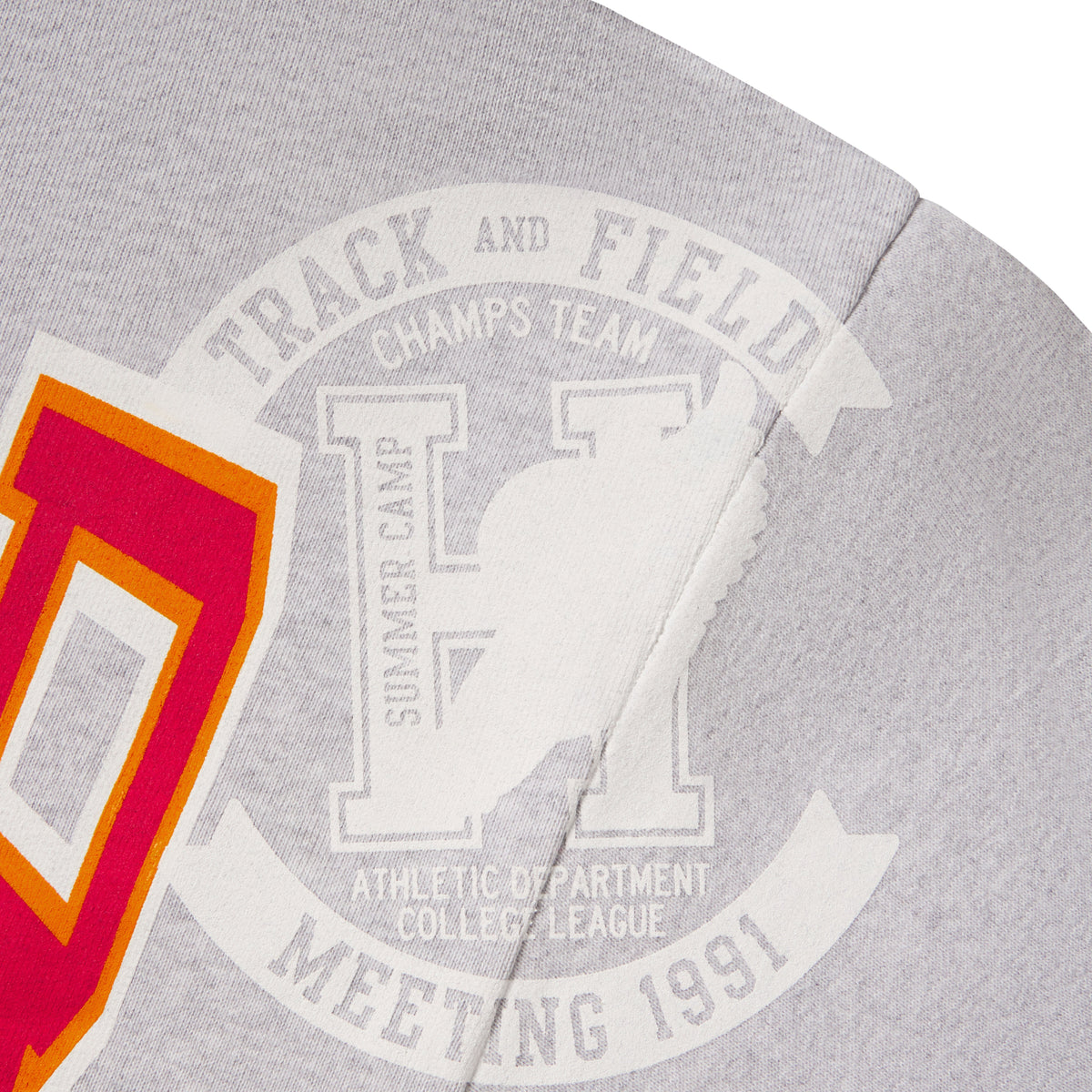 Sp5der Campers Field Zip Hoodie - Heather Grey