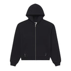 Sp5der Overprint Zip Hoodie - Onyx
