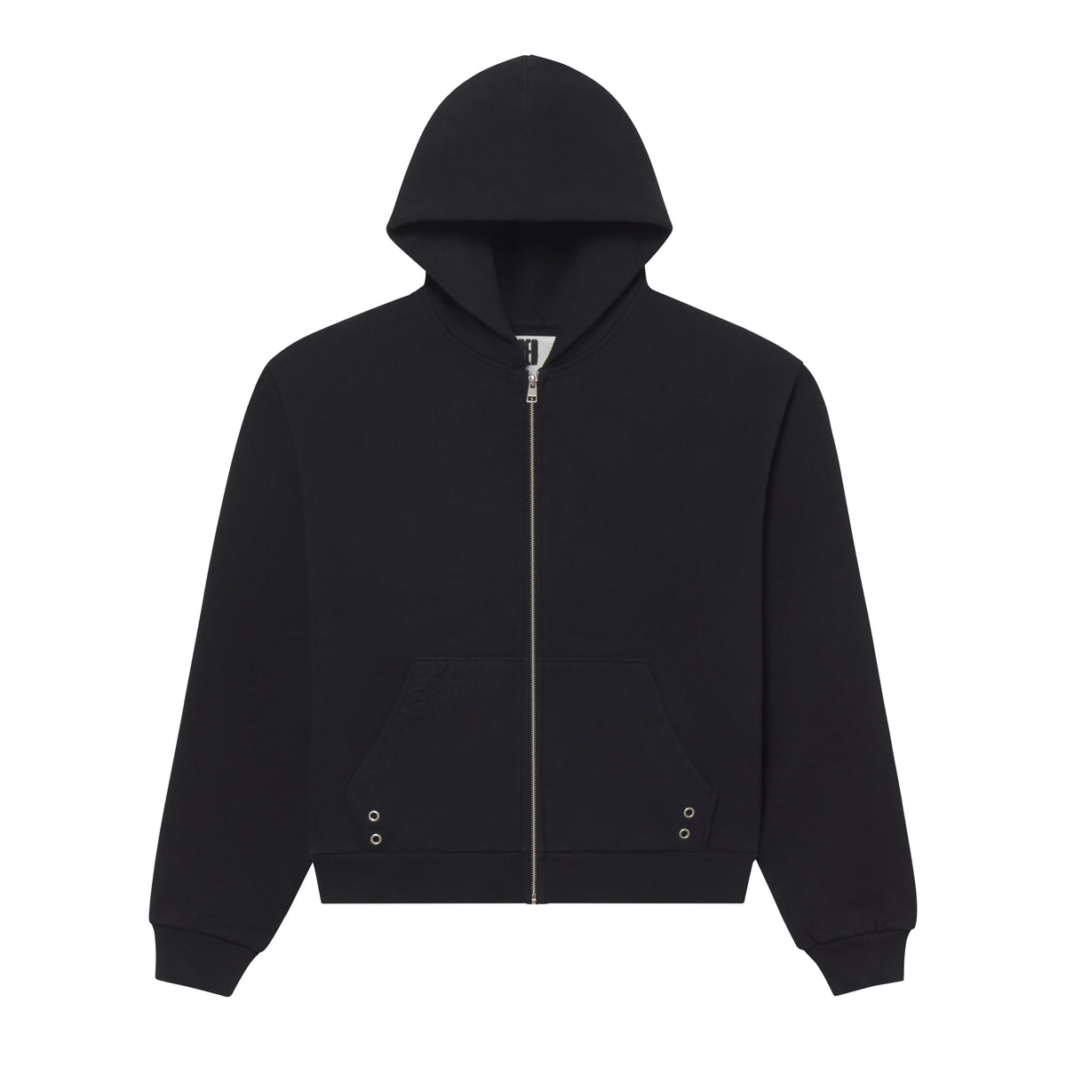Sp5der Overprint Zip Hoodie - Onyx