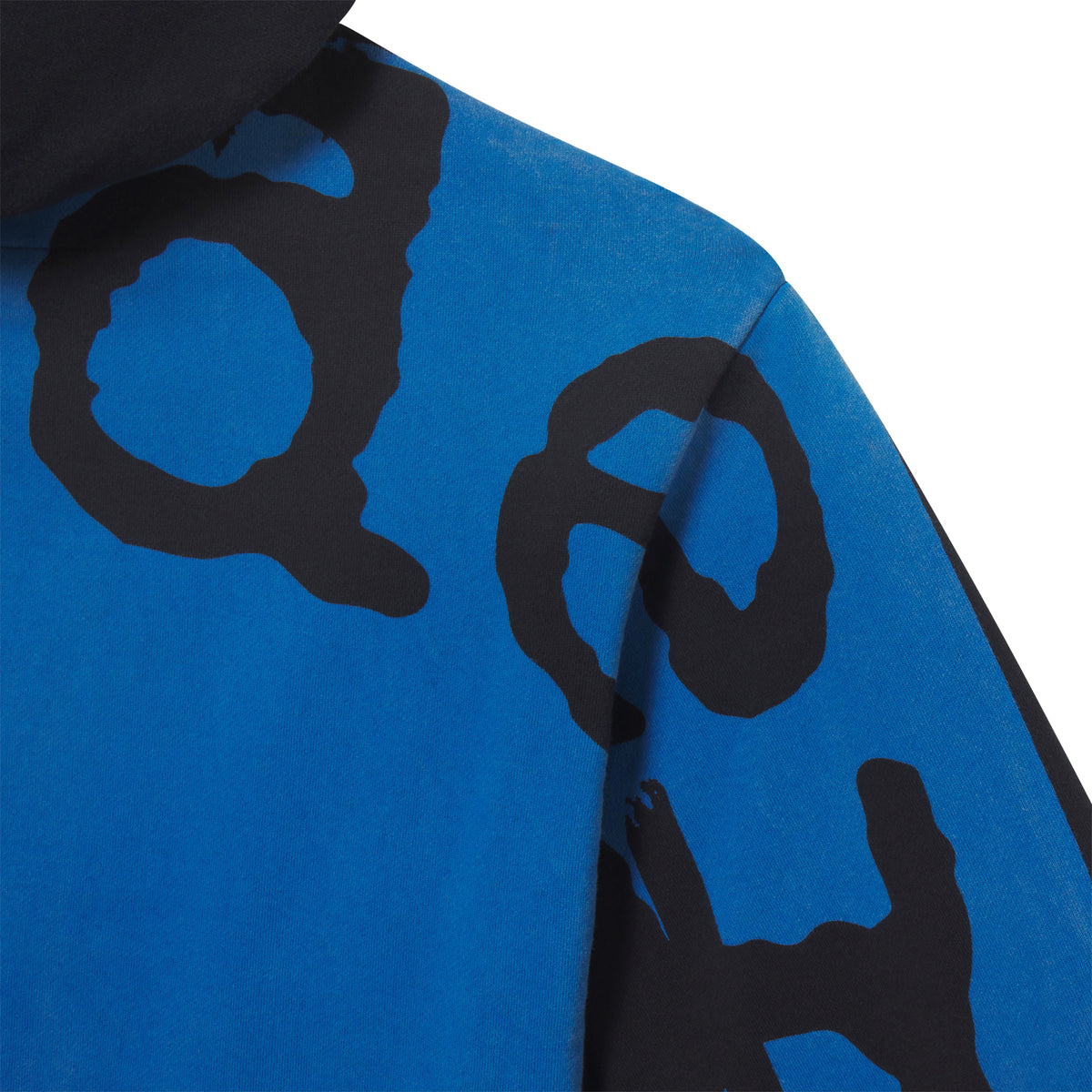 Sp5der Overprint Zip Hoodie - Onyx