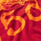 Sp5der Overprint Zip Hoodie - Tangerine