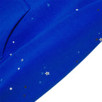 Sp5der Heavy Web Full Zip Hoodie - Tory Blue