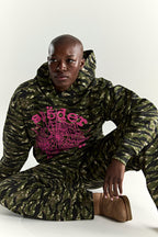 Sp5der Og Web V2 Tiger Camo Hoodie - Tiger Camo