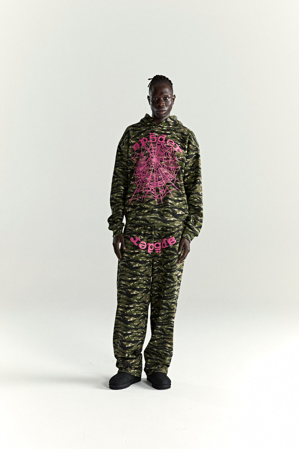 Sp5der Og Web V2 Tiger Camo Hoodie - Tiger Camo