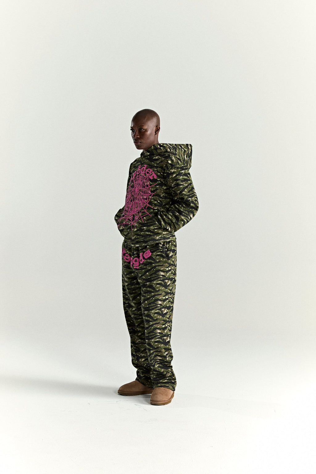Sp5der Og Web V2 Tiger Camo Hoodie - Tiger Camo