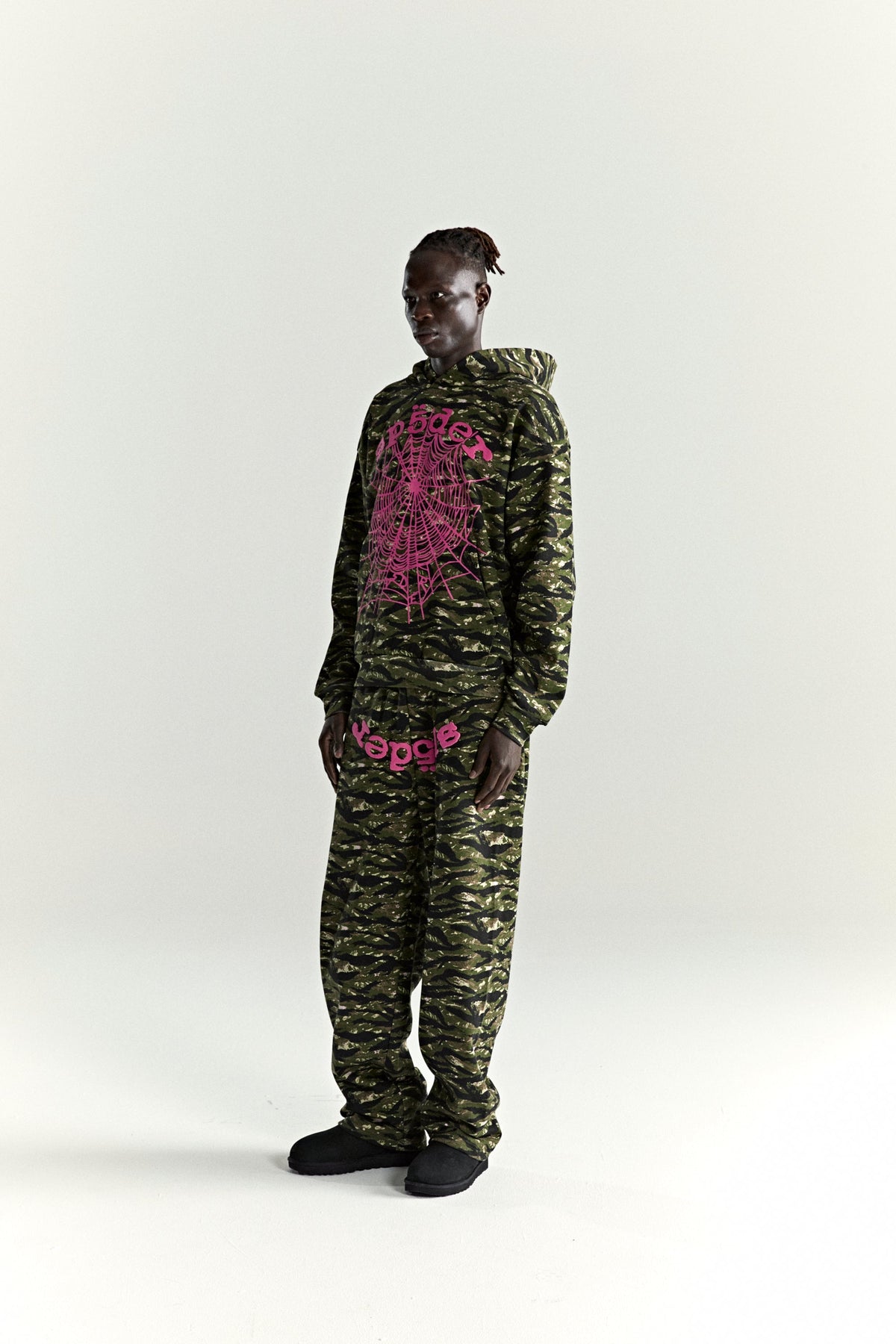 Sp5der Og Web V2 Tiger Camo Hoodie - Tiger Camo
