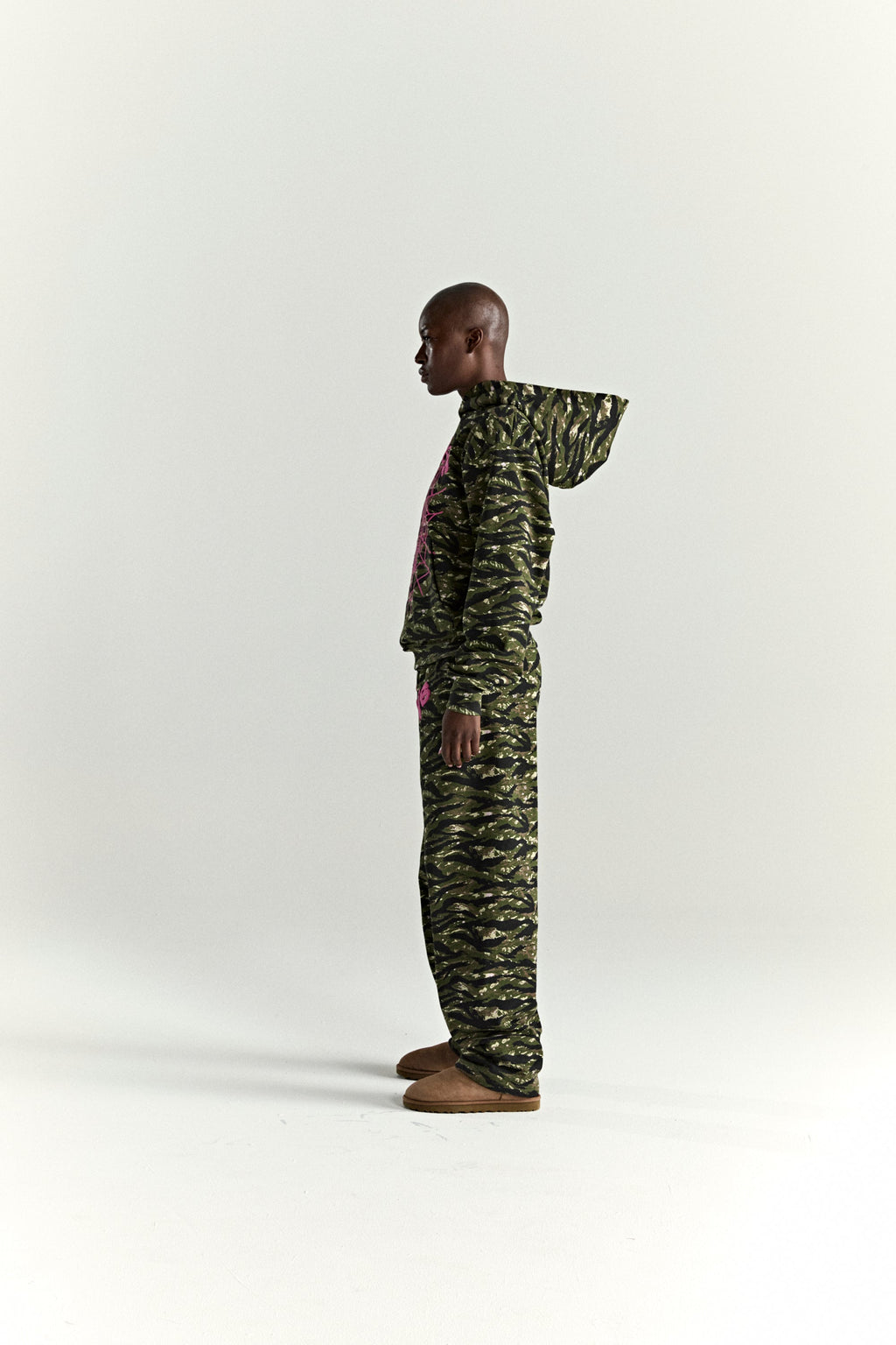Sp5der Og Web V2 Tiger Camo Hoodie - Tiger Camo