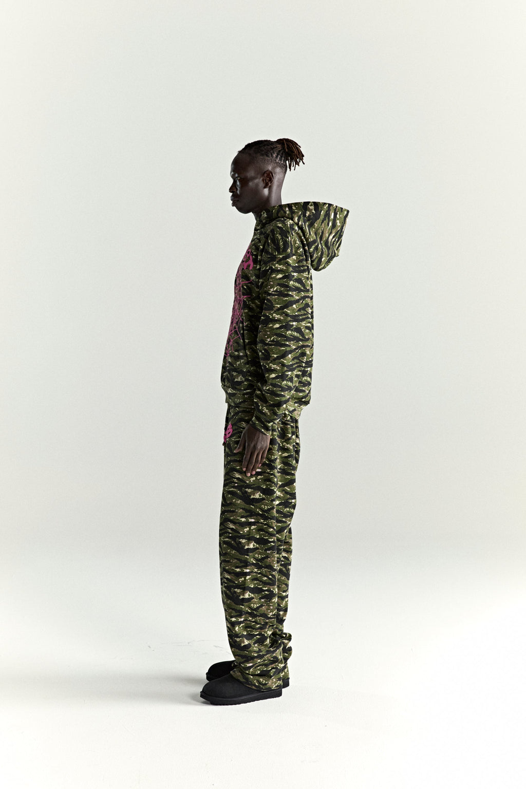 Sp5der Og Web V2 Tiger Camo Hoodie - Tiger Camo