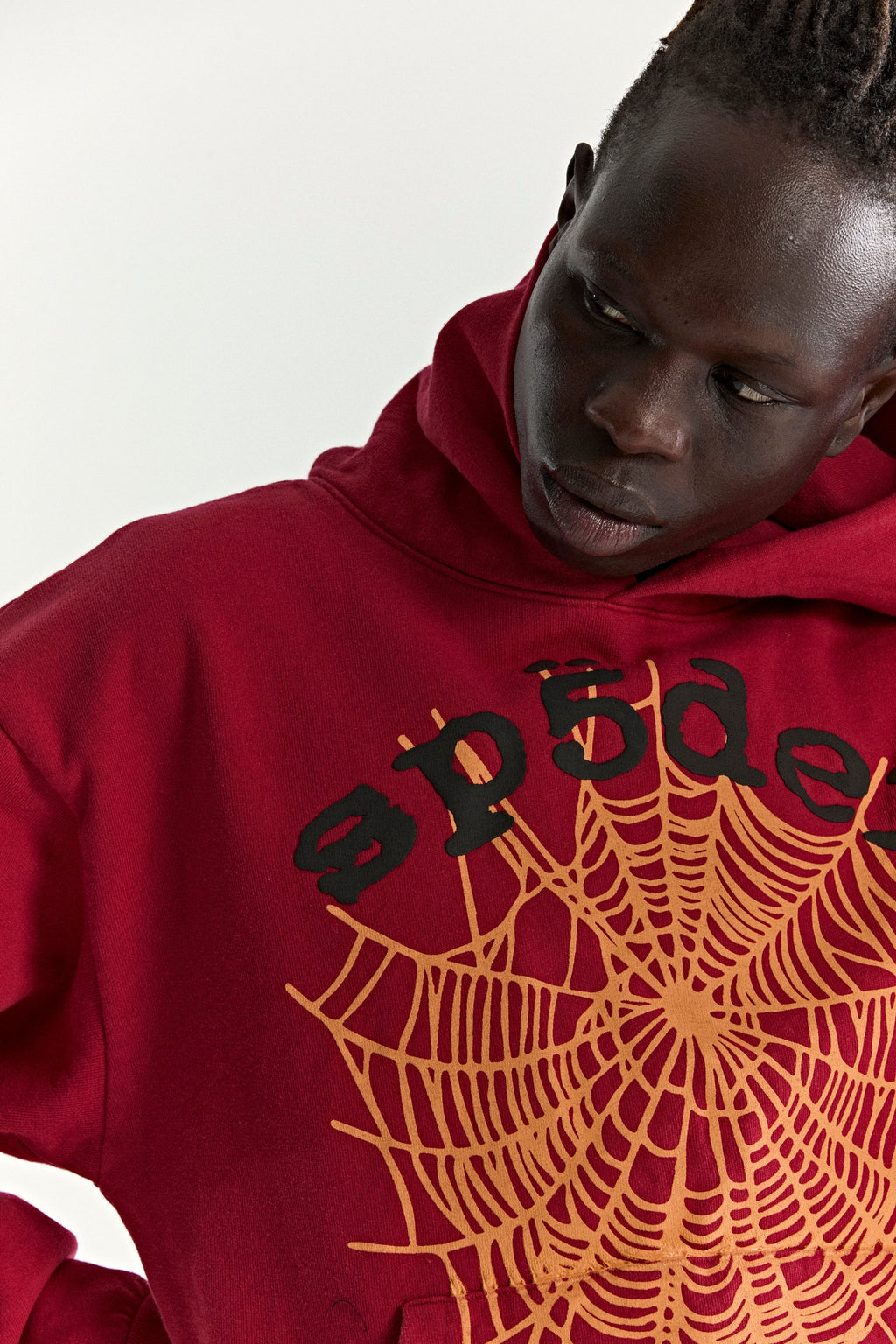 Sp5der Og Web V2 Hoodie - Red