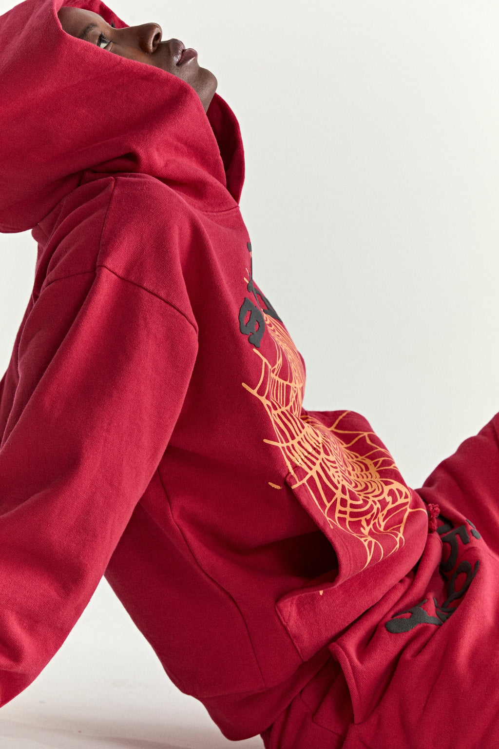 Sp5der Og Web V2 Hoodie - Red
