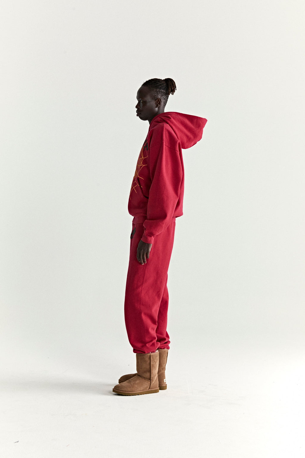 Sp5der Og Web V2 Hoodie - Red