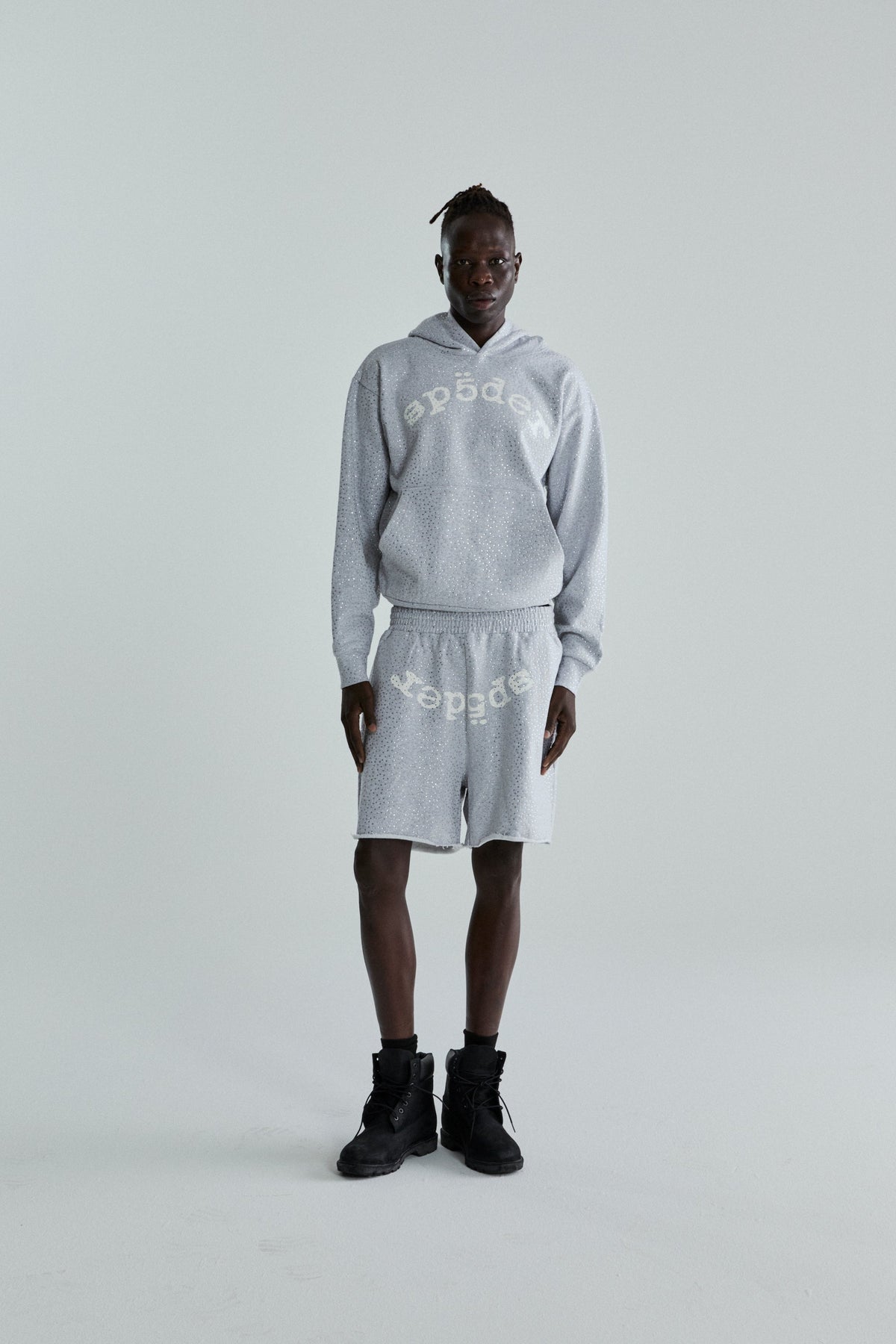 Sp5der Vvs Hoodie - Heather Grey