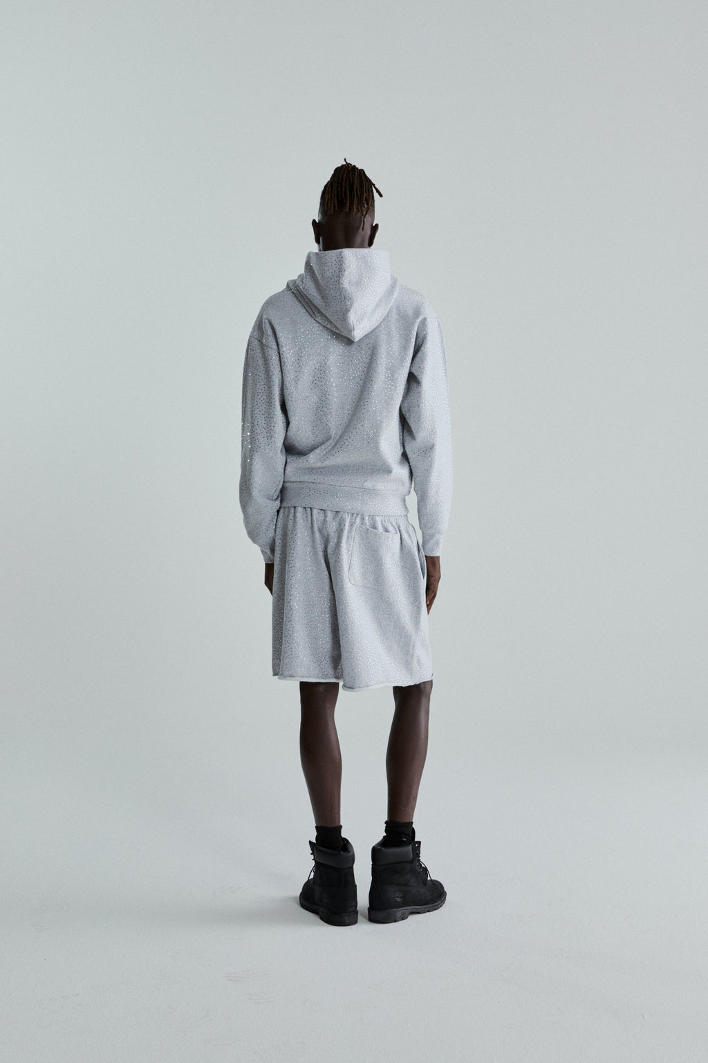 Sp5der Vvs Hoodie - Heather Grey
