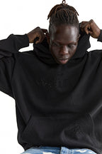 Sp5der Wait Stone Hoodie - Black