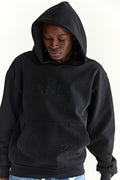 Sp5der Wait Stone Hoodie - Black