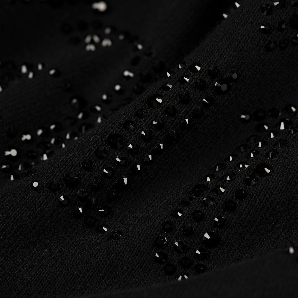 Sp5der Wait Stone Hoodie - Black