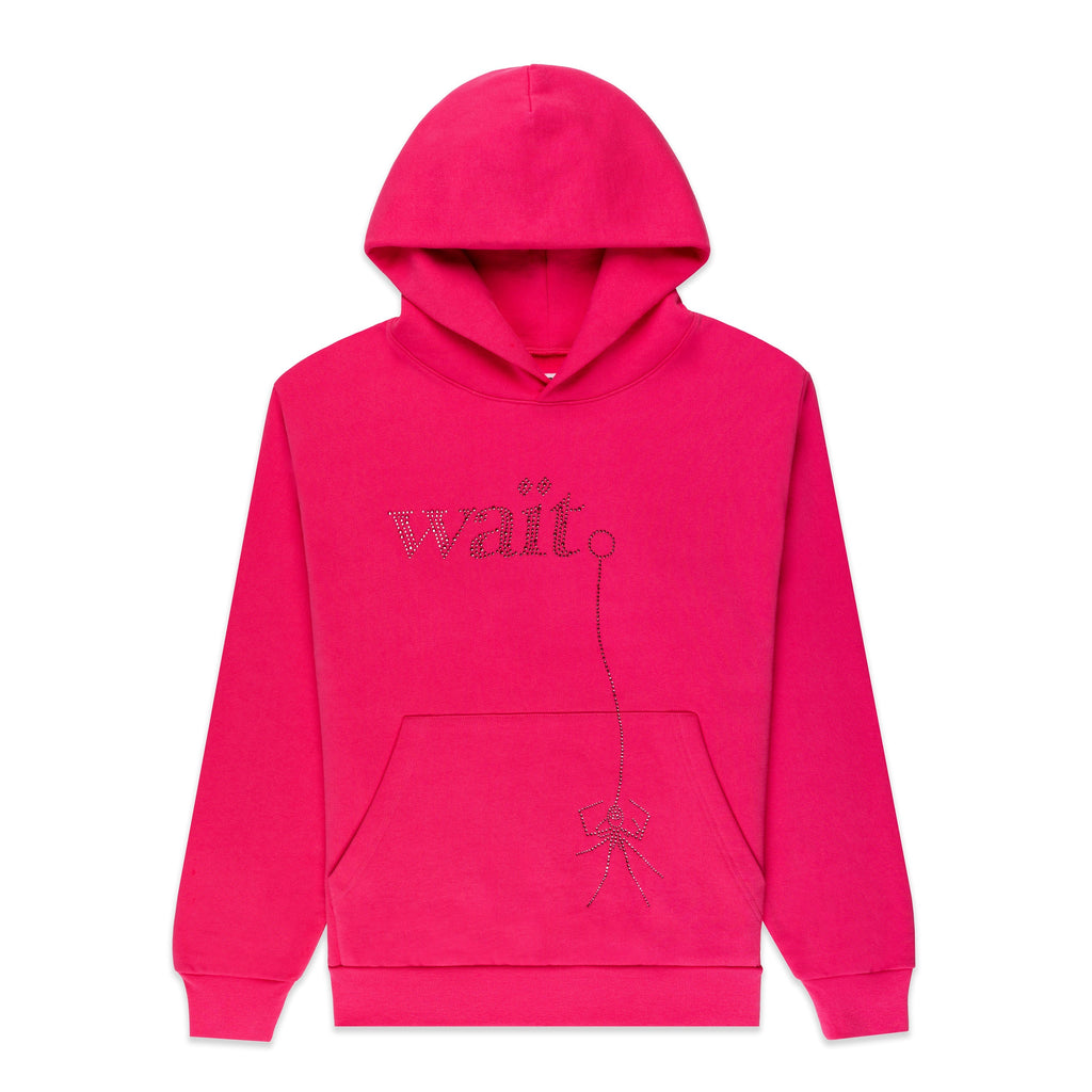 Sp5der Wait Stone Hoodie - Pink