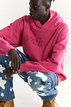Sp5der Wait Stone Hoodie - Pink