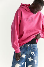 Sp5der Wait Stone Hoodie - Pink