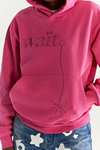 Sp5der Wait Stone Hoodie - Pink
