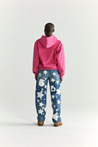 Sp5der Wait Stone Hoodie - Pink