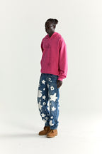 Sp5der Wait Stone Hoodie - Pink