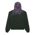 Sp5der Heavy Web Hoodie - Dark Green