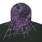 Sp5der Heavy Web Hoodie - Dark Green
