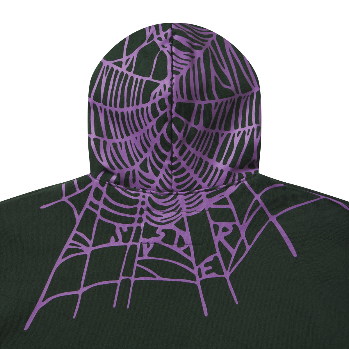 Sp5der Heavy Web Hoodie - Dark Green