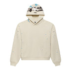 Sp5der Heavy Web Hoodie - Foam
