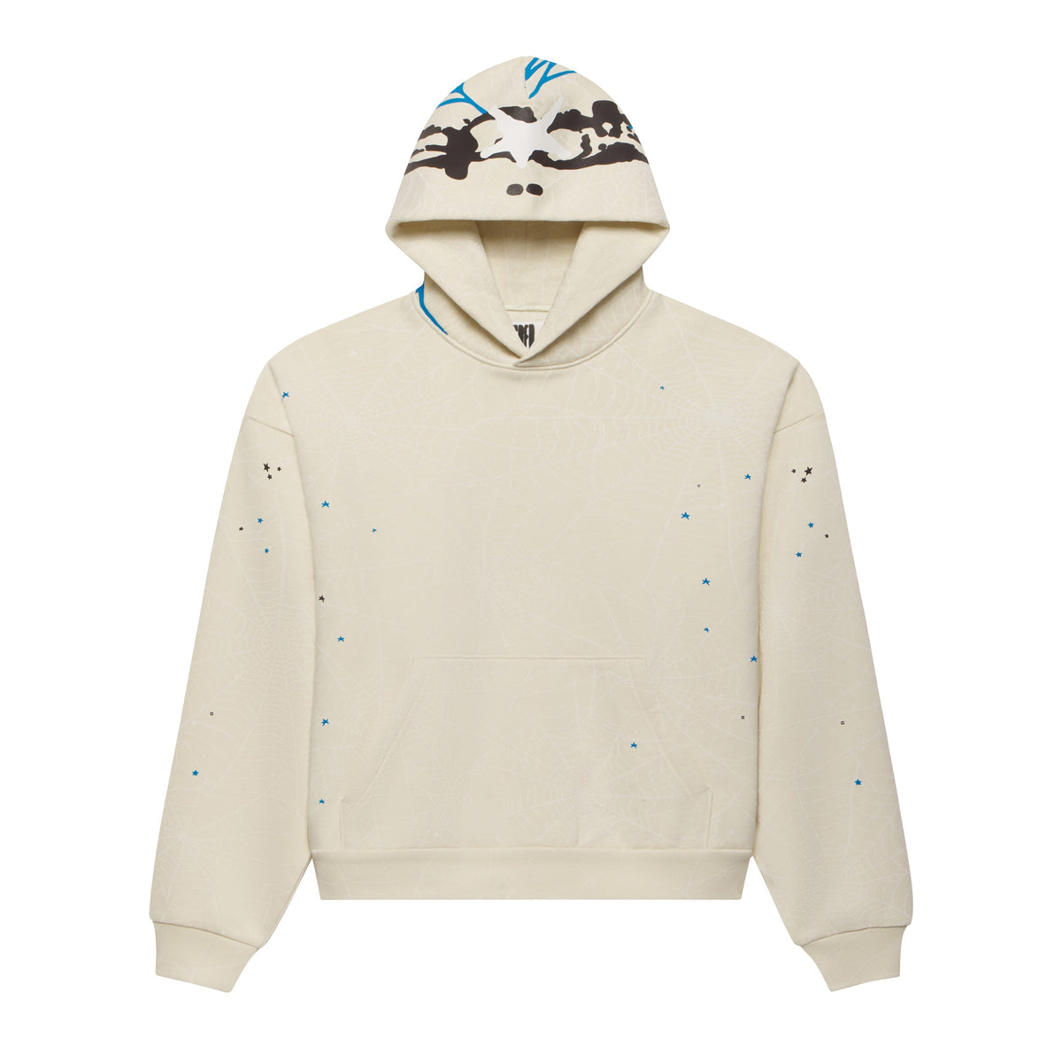 Sp5der Heavy Web Hoodie - Foam
