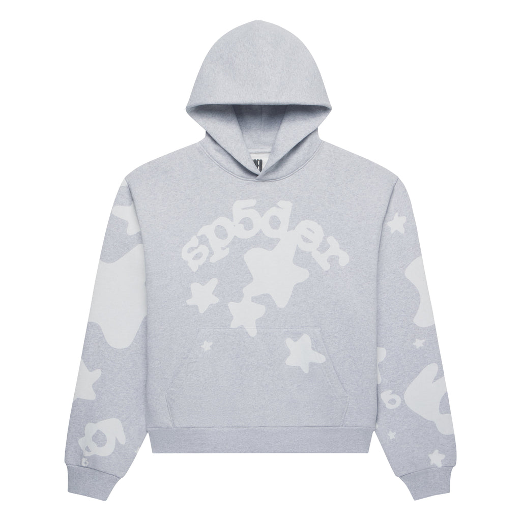 Sp5der Beluga V2 Hoodie - Heather Grey