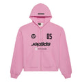 Sp5der Global Web Zip Hoodie - Pink