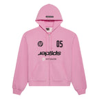 Sp5der Global Web Zip Hoodie - Pink
