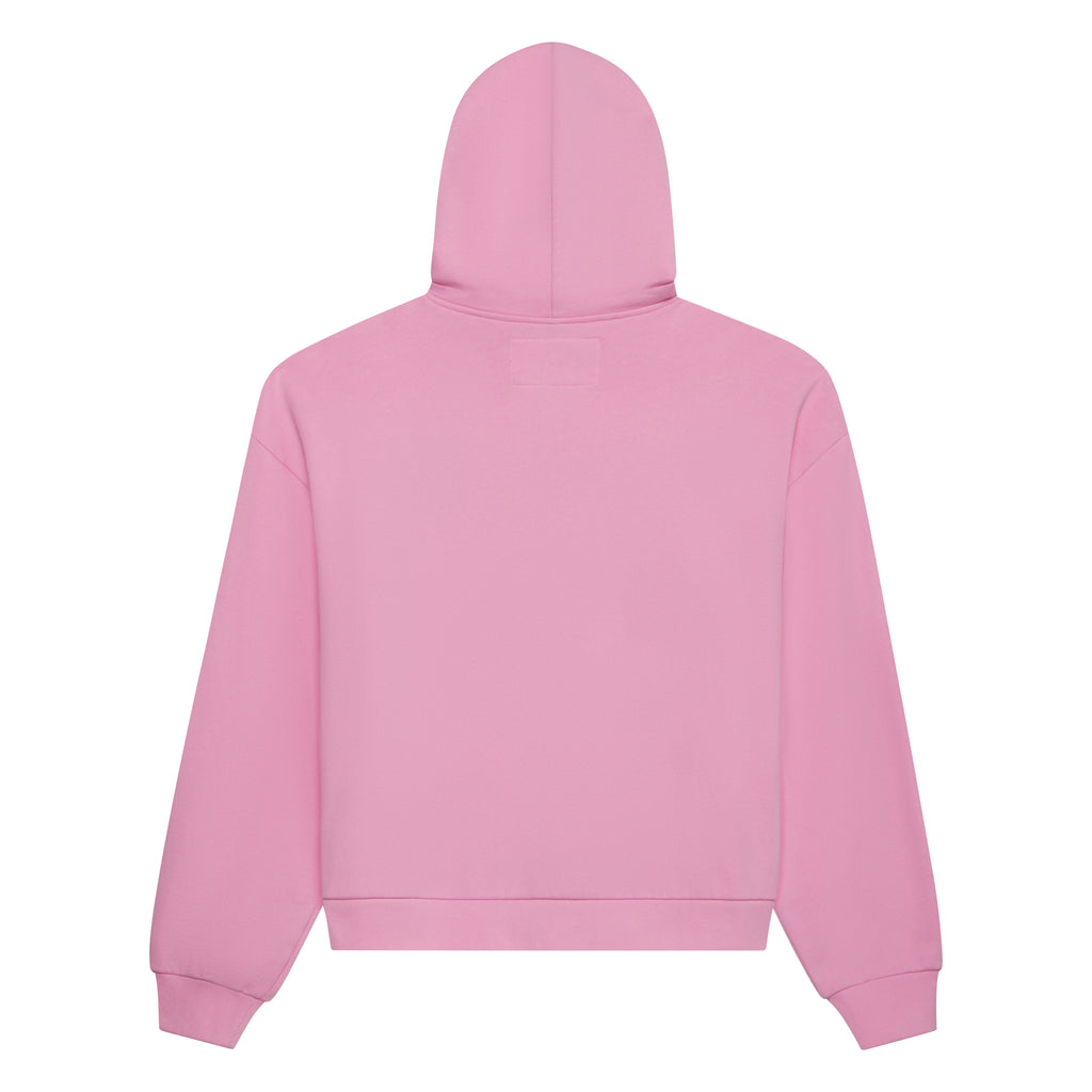 Sp5der Global Web Zip Hoodie - Pink