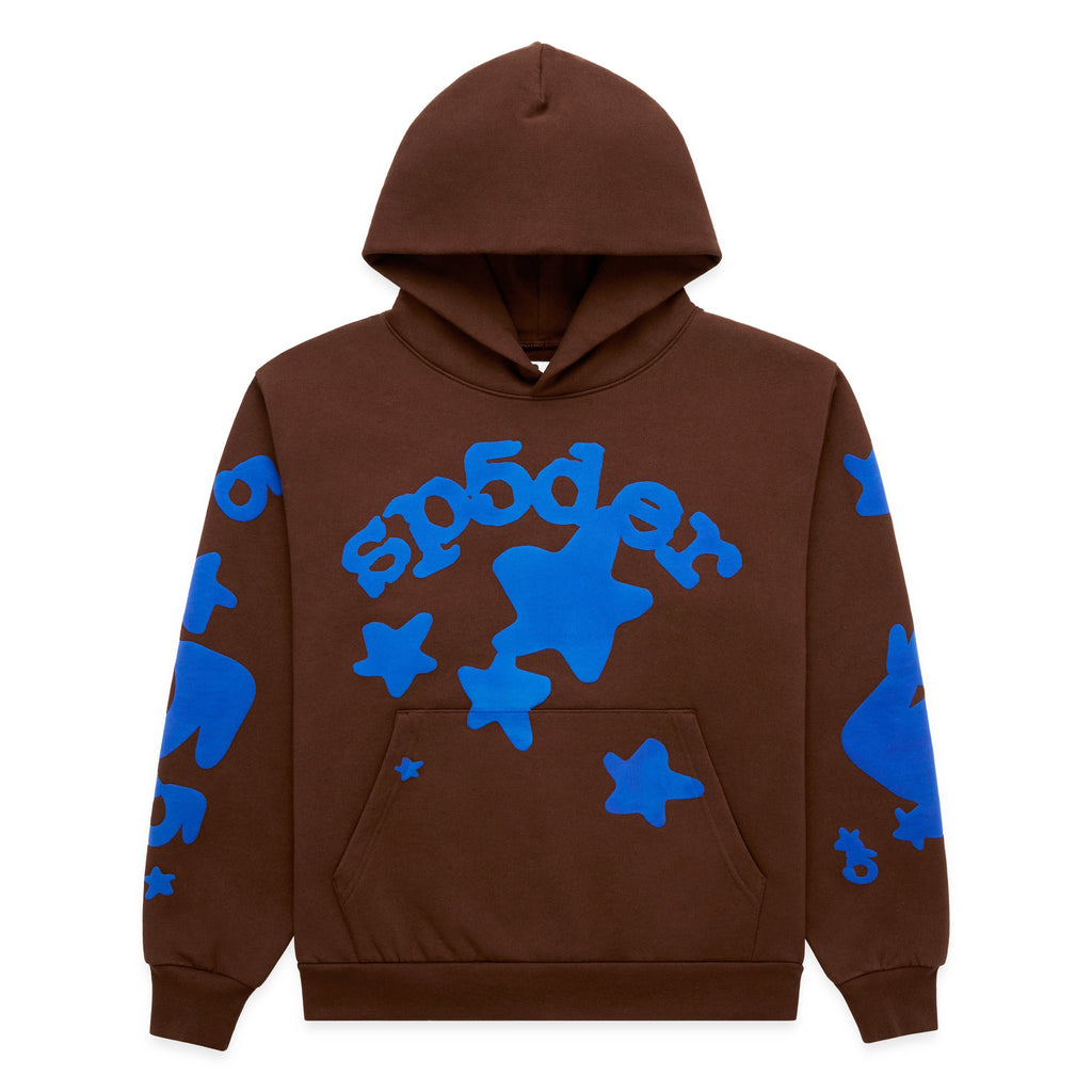 Sp5der Beluga Hoodie - Brown
