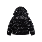 Trapstar Irongate Detachable Hooded Puffer Jacket - Shiny Black