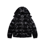 Trapstar Irongate Detachable Hooded Puffer Jacket - Shiny Black