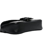 Gucci GG Marmont Leather Chain Belt Bag – Black