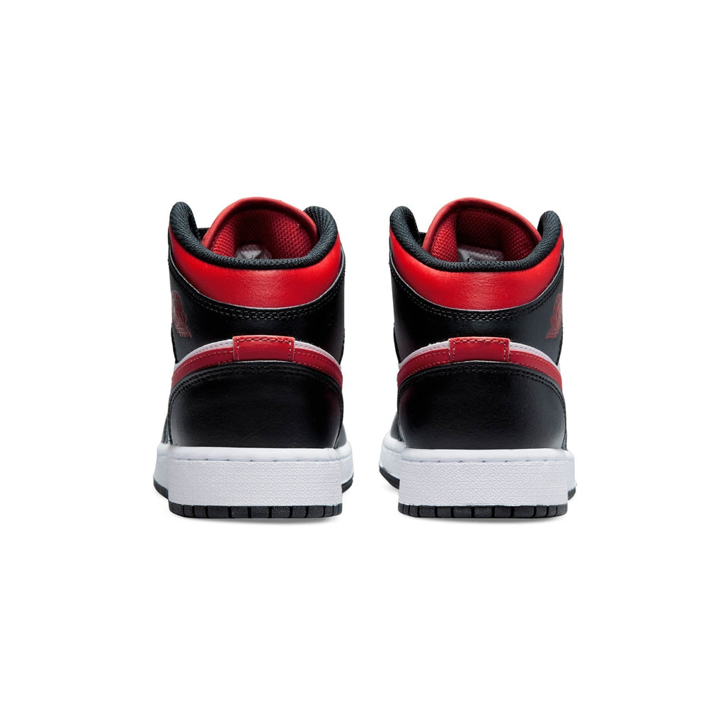 Air Jordan 1 Mid 'Black Fire Red' (GS)