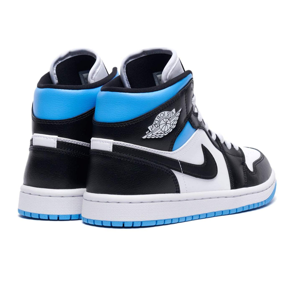 Air Jordan 1 Mid 'Black University Blue'