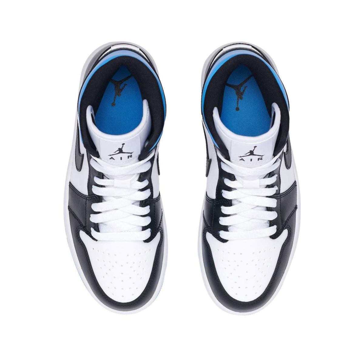 Air Jordan 1 Mid 'Black University Blue'