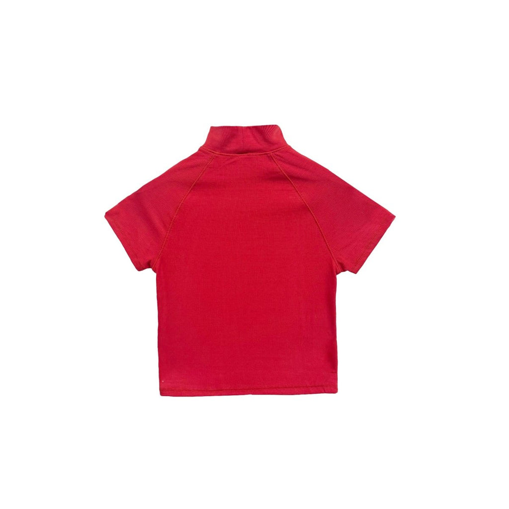 Chrome Hearts Bad Seed Red Mock Neck T-Shirt