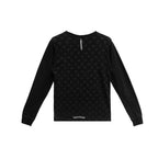 Chrome Hearts Black Tonal Monogram Long Sleeve T-Shirt - back view