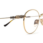 Chrome Hearts Bubba-A Gold Sunglasses