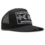 Chrome Hearts CH Hollywood USA Trucker Cap - Black