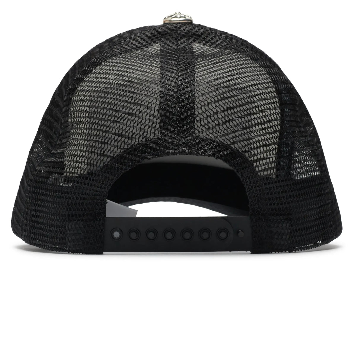 Chrome Hearts CH Hollywood Trucker Cap - White/Black