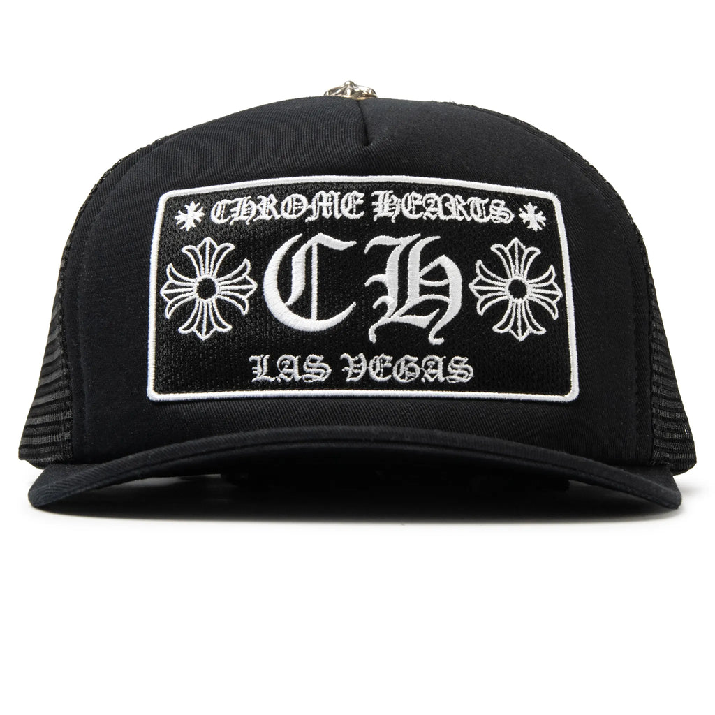 Chrome Hearts CH Las Vegas Trucker Cap - Black