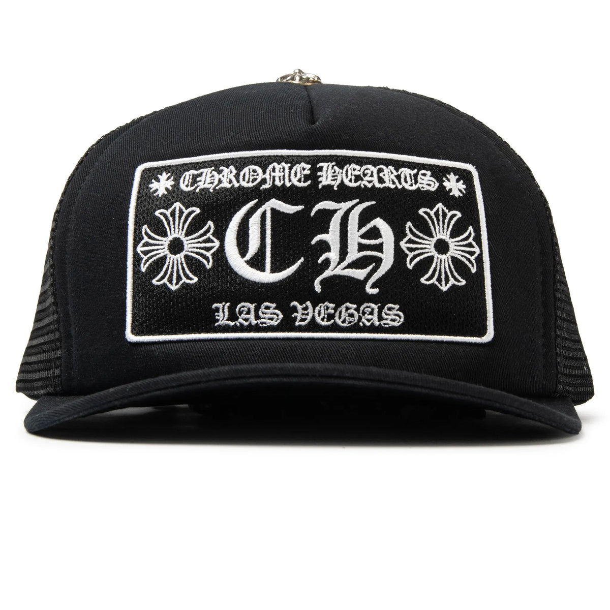 Chrome Hearts CH Las Vegas Trucker Cap - Black