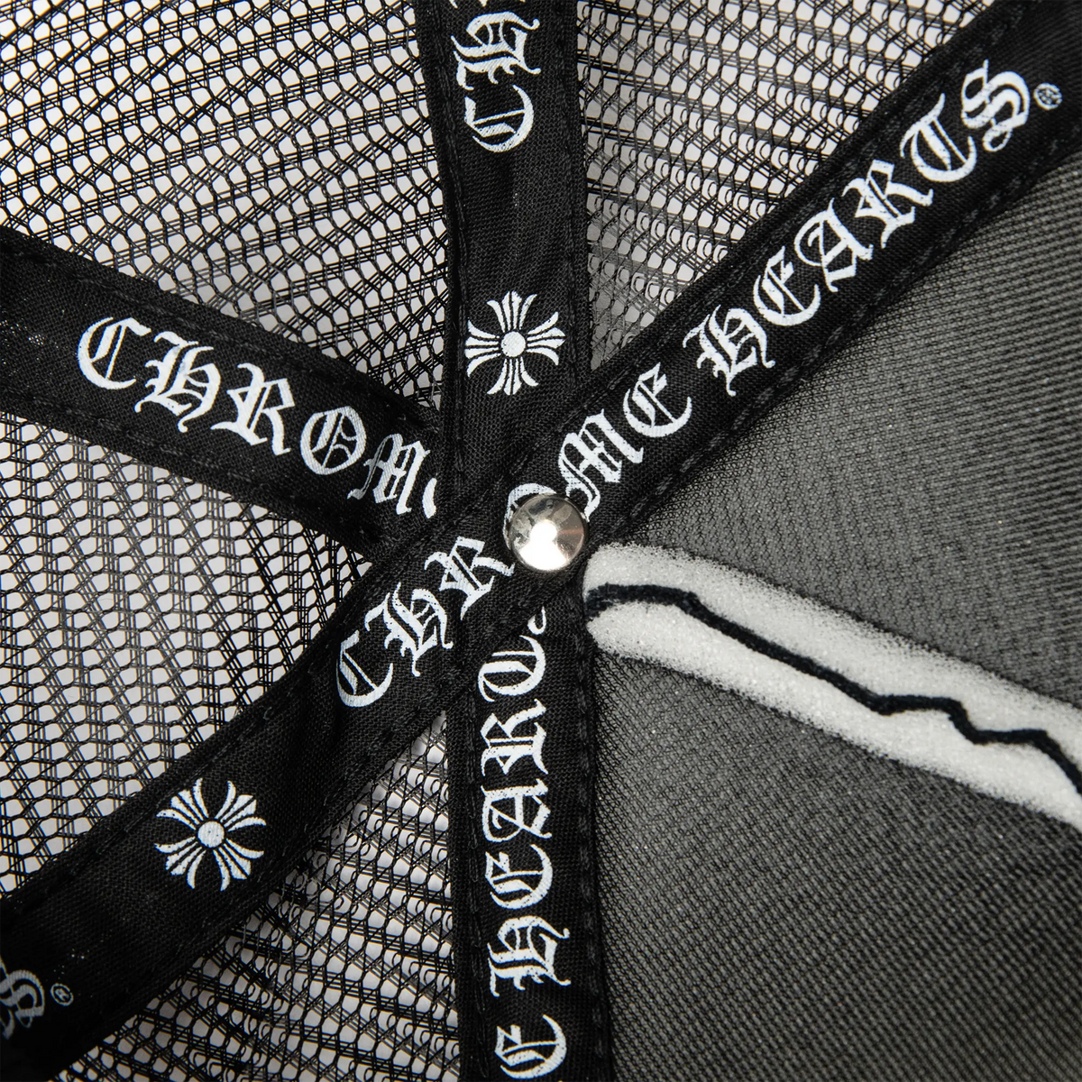 Chrome Hearts CH Las Vegas Trucker Cap - Black